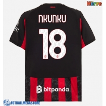 Fotballdrakt Herre AC Milan Christopher Nkunku #18 Hjemmedrakt 2025-26 Kortermet